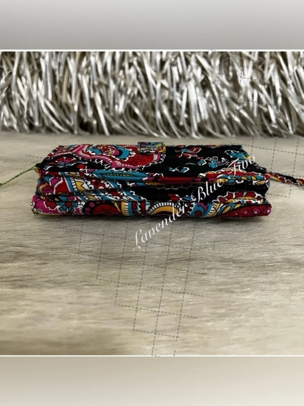 New VERA BRADLEY Parisian Paisley 2016Smart Phone Wristlet Wallet Lippies